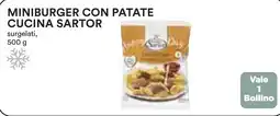 Coop Miniburger con patate cucina SARTOR offerta