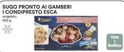 Coop Sugo pronto ai gamberi i condipresto ESCA offerta