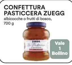 Coop Confettura pasticcera ZUEGG offerta