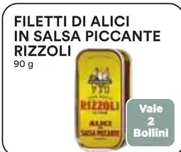 Coop Filetti di alici in salsa piccante RIZZOLI offerta
