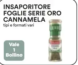 Coop Insaporitore foglie serie oro CANNAMELA offerta