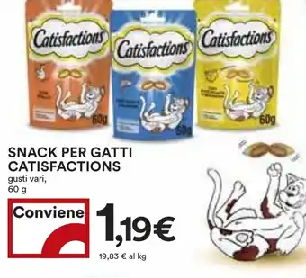 Coop Snack per gatti CATISFACTIONS offerta