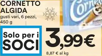Coop CORNETTO ALGIDA offerta