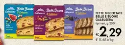 Bennet Fette biscottate belle e buone GALBUSERA offerta