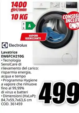 MediaWorld ELECTROLUX EW6FCH210G offerta