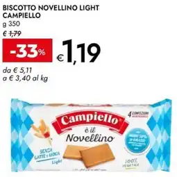 Bennet Biscotto novellino light CAMPIELLO offerta