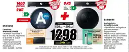 MediaWorld SAMSUNG Lavatrice WW90DB7U94GE + Asciugatrice DV90DB7845GE offerta