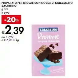 Bennet Preparato per browie con gocce di cioccolato S.MARTINO offerta