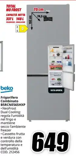 MediaWorld BEKO Frigorifero Combinato B5RCNE565HXP offerta