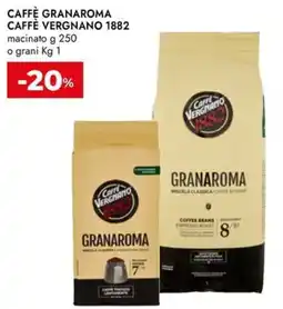 Bennet Caffè granaroma CAFFÈ VERGNANO 1882 offerta