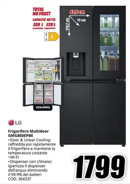 MediaWorld LG Frigorifero Multidoor GMG860EPBE offerta