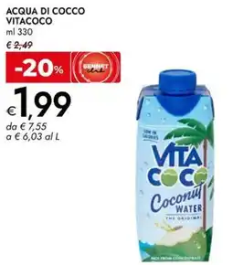 Bennet Acqua di cocco VITACOCO offerta