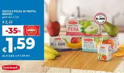 Bennet Succo e polpa di frutta BENNET offerta