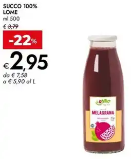Bennet Succo 100% LOME offerta