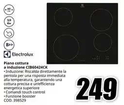 MediaWorld ELECTROLUX Piano cottura a induzione CIB60424CK offerta