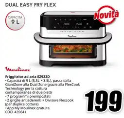 MediaWorld MOULINEX Friggitrice ad aria EZ922D offerta