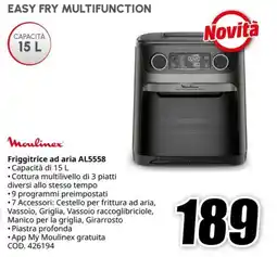 MediaWorld MOULINEX Friggitrice ad aria AL5558 offerta