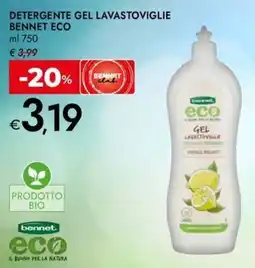 Bennet Detergente gel lavastoviglie BENNET ECO offerta