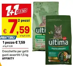 Iper La Grande Crocchette per gatti gusti assortiti AFFINITY offerta