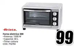 MediaWorld ARIETE Forno elettrico 300 offerta