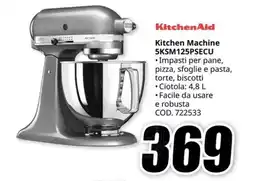 MediaWorld KITCHENAID Kitchen Machine 5KSM125PSECU offerta