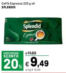 Iper La Grande Caffé Espresso SPLENDID offerta