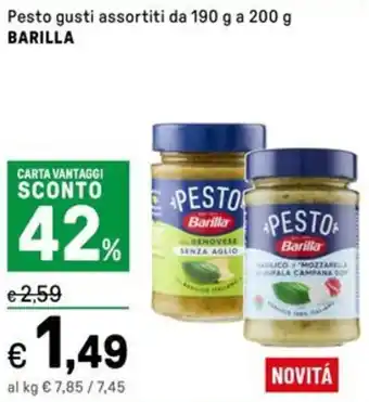 Iper La Grande Pesto gusti assortiti BARILLA offerta