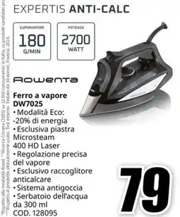 MediaWorld ROWENTA Ferro a vapore DW7025 offerta