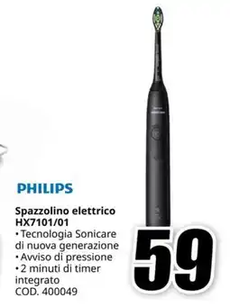 MediaWorld PHILIPS Spazzolino elettrico HX7101/01 offerta