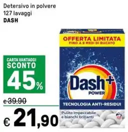 Iper La Grande Detersivo in polvere DASH offerta