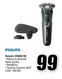 MediaWorld PHILIPS Rasoio $5884/38 offerta