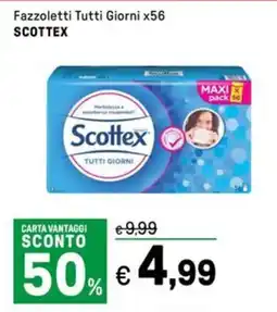 Iper La Grande Fazzoletti Tutti Giorni x56 SCOTTEX offerta