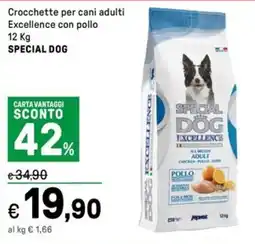 Iper La Grande Crocchette per cani adulti Excellence con pollo SPECIAL DOG offerta