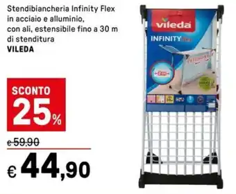 Iper La Grande Stendibiancheria Infinity Flex VILEDA offerta