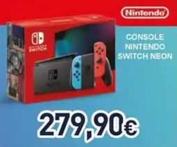 Iper La Grande Console nintendo switch neon offerta