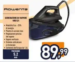 Iper La Grande Rowenta generatore di vapore VR5121 offerta