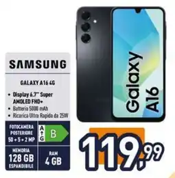 Iper La Grande SAMSUNG Galaxy A16 4G offerta