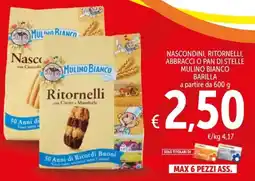 Spazio Conad Nascondini, ritornelli, abbracci o pan di stelle mulino bianco BARILLA offerta