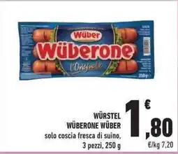 Conad Würstel wüberone WÜBER offerta