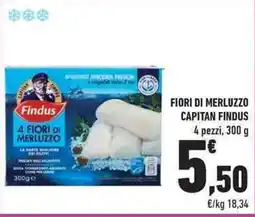 Conad Fiori di merluzzo CAPITAN FINDUS offerta
