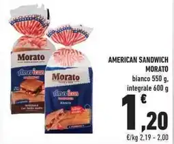 Conad American sandwich MORATO offerta