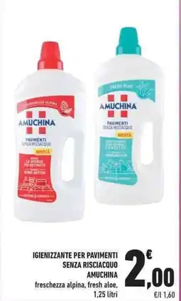 Conad Igienizzante per pavimenti senza risciacquo AMUCHINA offerta