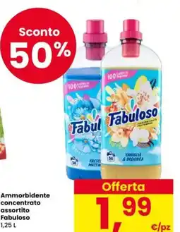 Eurospar Ammorbidente concentrato assortito Fabuloso offerta