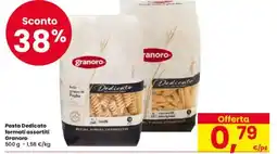 Eurospar Pasta Dedicato formati assortiti Granoro offerta