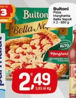 Crai Buitoni Pizza Margheri Bella Napoli X2 offerta