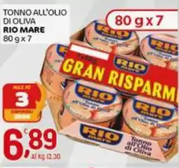 Crai Tonno all'olio di oliva RIO MARE offerta