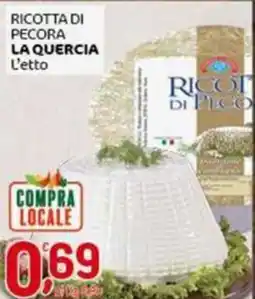 Crai Ricotta di pecora LA QUERCIA offerta