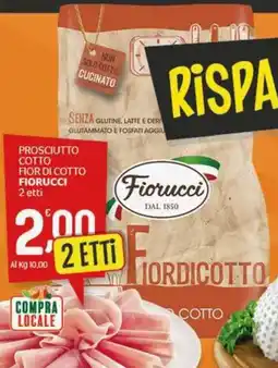 Crai Prosciutto fior di cotto FIORUCCI offerta