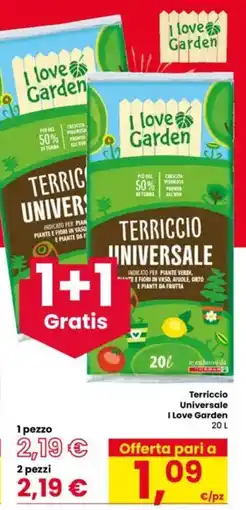 Eurospar Terriccio Universale I Love Garden offerta