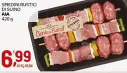 Crai Spiedini rustici di suino AIA offerta